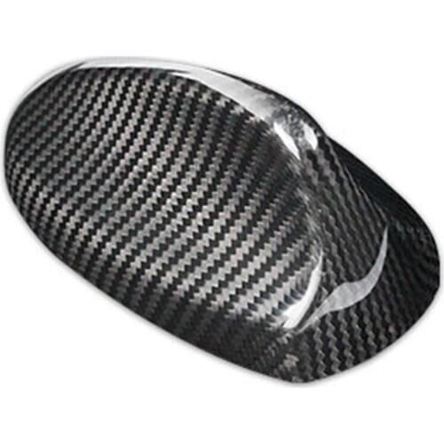 Real Carbon Fiber Roof Shark Fin Antenna Cover Sticker for Alfa Romeo Giulia Stelvio Accessories Exterior Trim