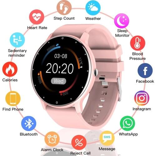 New Smart Watch Women Men Smart Watch For Android IOS Electronics Smart Clock Fitness Tracker Silicone Strap Sport Smart-watch