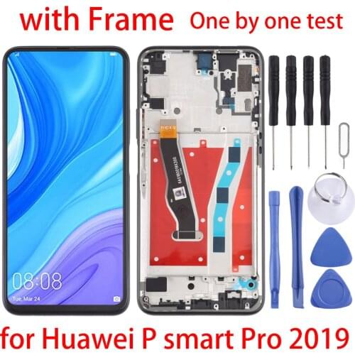 New For P smart Pro 2019 LCD Screen and Digitizer Full Assembly with Frame for Huawei P smart Pro 2019