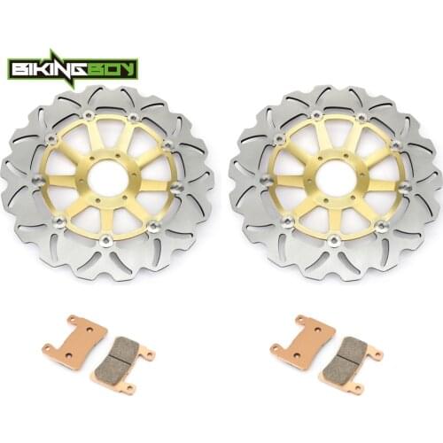 BIKINGBOY For Honda CBR 900 RR Fireblade 1998 1999 CBR900RR Front Brake Discs Disks Rotors Pads 310mm Stainless Steel Motorcycle