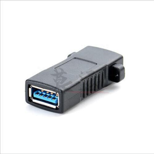 USB 3.0 Female to Female Extension Exteder Coupler Adapter with Panel Mount Holes connector