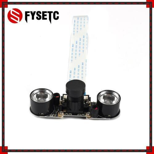 Raspberry Pi 3 Camera Module Night Vision Camera With 3.6mm Adjustable Focal Length 2pcs IR Sensor LED Light 1080P for RPI 2