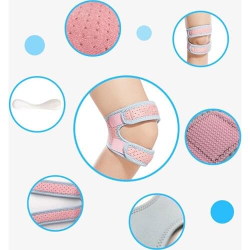 Knee Strap Patella Knee Strap Knee Pain Relief Adjustable Knee Strap for Running, Soccer, Basketball, Outdoor Sport
