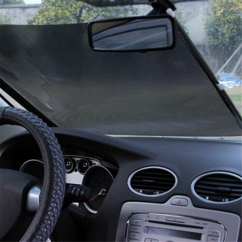 Windshield Sunshade,Auto-scaling Car Sun Visor Insulation Sunscreen Sunshade Best UV Ray Visor Protector