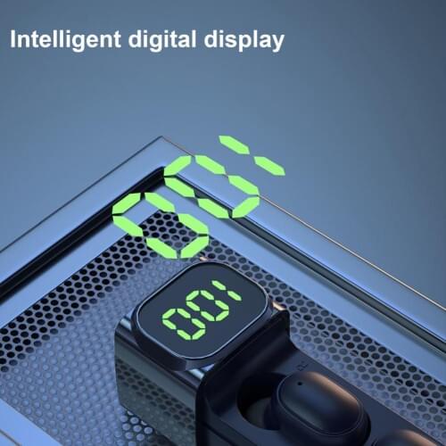 TWS Bluetooth Earphone 9D Stereo Portable Bluetooth V5.1 Portable HiFi Earbud Headphone for Sport Gaming Headset With Mic