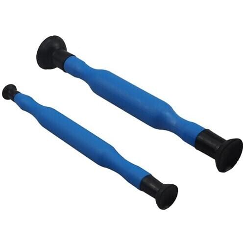 2 pcs/set Manual Grinder Milling Machine Valve Grinding Rod Valve Shot Grinding Suction Research Cup Auto Repair Rubber Tool