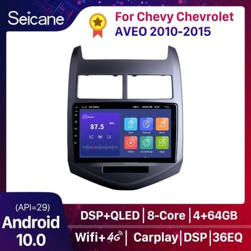 Seicane Android 9.1 9" Car GPS Multimedia Player For 2010 2011 2012 2013 Chevy Chevrolet AVEO navigation Stereo Support DVR SWC