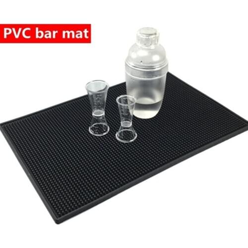 Bar Cocktail Bartending Tools Rubber Table Mat Leakproof Anti-slip Coaster Beer Bar Coffee Spill Mats Cafe Tools Cups Mat