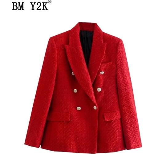 Женские шерстяные пиджаки BM Y2K China At AliExpress