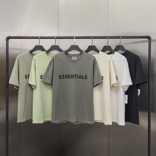 Fashion summer mens T-shirt 1:1 Jerry Lorenzo high street brand silicone logo hip hop loose oversize Unisex cotton short sleeve