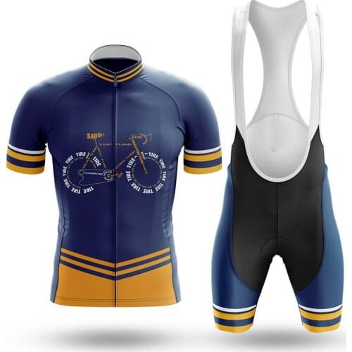 Bike Anatomy Cycling Jersey Set Sport Team Bike Men Clothing Quick Dry Summer Sleeve Cycling Road Ride Shirt Bib Short Gel Pad