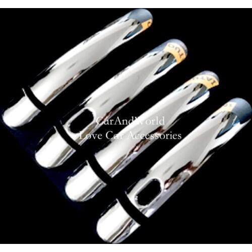 Door Handle Cover Bowl Panel Trims For Volkswagen VW Tiguan 2009 2010 2011 2012 2013 2014 2015 2016 Car Decoration Accessories