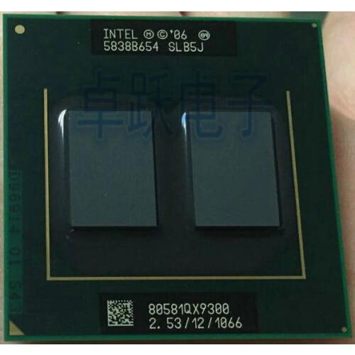 Original Intel CPU Processor QX9300 SLB5J 2.53 GHz 1066MHz FSB Socket P scrattered pieces For PM45 T9600 q9100