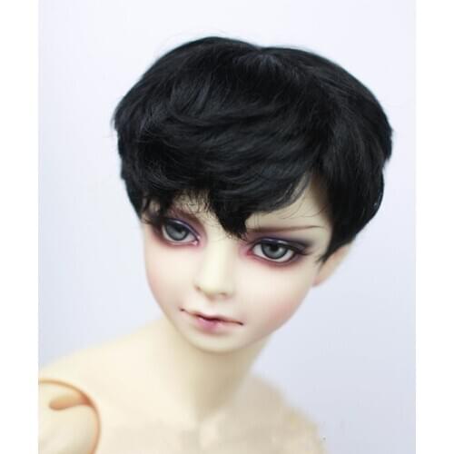 BJD doll wig suitable for 1/3 size close-cropped face hair with imitation mohair doll accessories