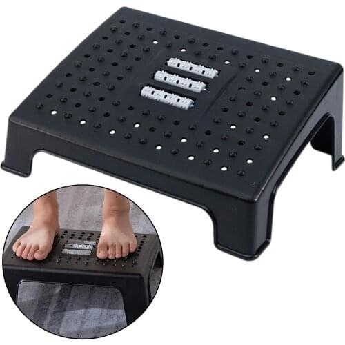 Under Desk Footrest Sturdy Relief in Back, Lumbar, Knee Pain Foot Stool Under Desk Foot-Rest for Office