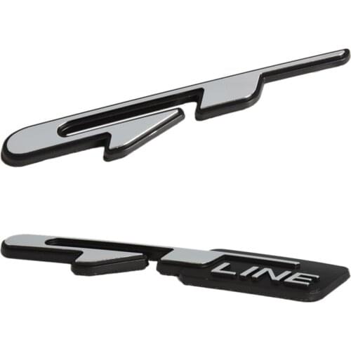 Cool 3D Car Style Sticker Gt Line Letters Sticker For Kia Rear Trunk Fender Car Doors Stickers Gt Line