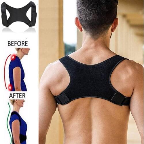 Adjustable Clavicle Posture Corrector Men Woemen Upper Back Brace Shoulder Lumbar Support Belt Corset Posture Correction