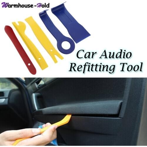 Hand Tool Car Removal Tool Kits 7-19pcs Disassembly DVD Stereo Refit Kits Interior Repair Tools Car Door Panel Removal Tools