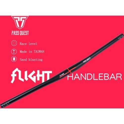 Swallow-shaped Handlebar 31.8X720/740/760MM PASS QUEST DH FR downhill Aluminum Alloy Riser MTB Mountain Bike Handlebar