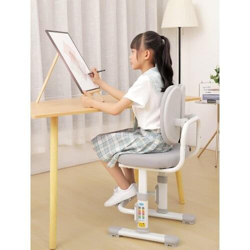 Childrens study chair primary school pupils correct sitting posture home writing chair seat adjustable lift desk chair stool