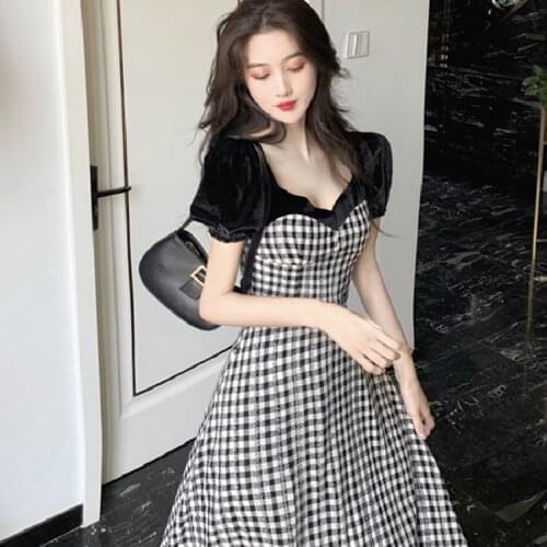 Swokii Fashionable Dresses In A Cage