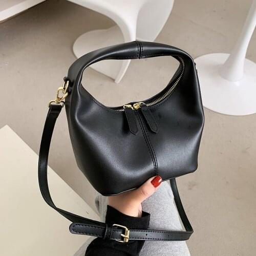 Women Clutches Vintage French Style Handbags For Women 2021 New Small Crossbody Shoulder Bag Fashion Leather Lady Hand Bag