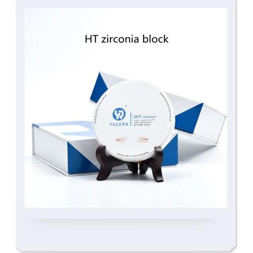 Factory Price 14MM A2 Zirconia Block White HT Dental With High Translucency For Dental Crown