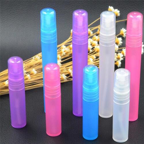 1pc 5/10 ml Mini Mist Empty Perfume Spray Refillable Bottle Portable Sample Bottle Small Atomizer Sprayer Bottles Multiple color