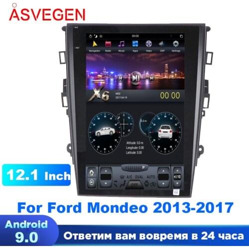 Asvegen For Ford Mondeo 2011-2013 10.4'' 1 Din Android 6.0 Quad Core Car GPS Navigation Stereo Autoradio Multimedia DVD Player