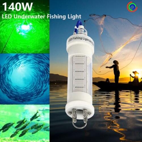 5M Cable 12V 300W Blue Color LED Underwater Marine Boat Squid Fishing Light Lure