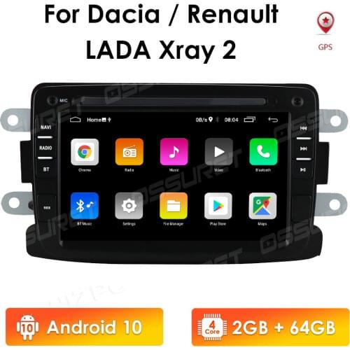 2din Android Car Radio for Dacia Duster Logan2 Renault Captur Lada Xray2 2012-2017 Sandero Stereo GPS 7 Inch Multimedia Player