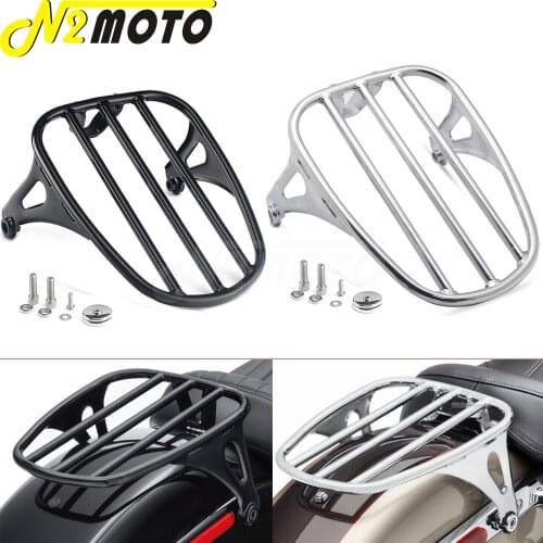 Motorcycle Rear Solo Seat Luggage Rack Bracket Holder w/ Bolts For Harley Softail Slim FLSL Street Bob FXBB 50300120 2018-2021