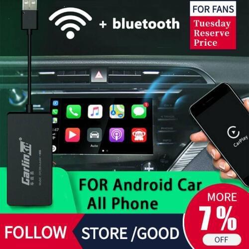 Carlinkit W205 Carplay Wireless For Apple Carplay Dongle Android Auto Car Play Mirror Link USB Navigation TV Receiver FOR Car