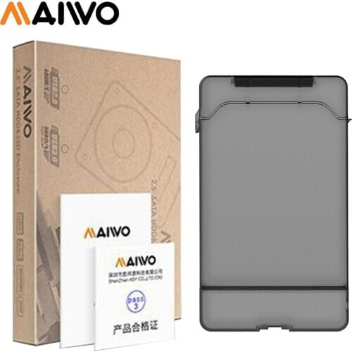 MAIWO KP007 Portable External Hard Disk Pouch Case for 2.5 inch 9.5 mm SATA Hard Disk PP Plastic Computer Storage Accessories