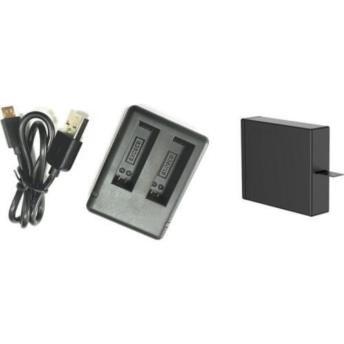 IS360XB Replacement Battery+ Dual USB Charger for Insta360 ONE X for PL903135VT