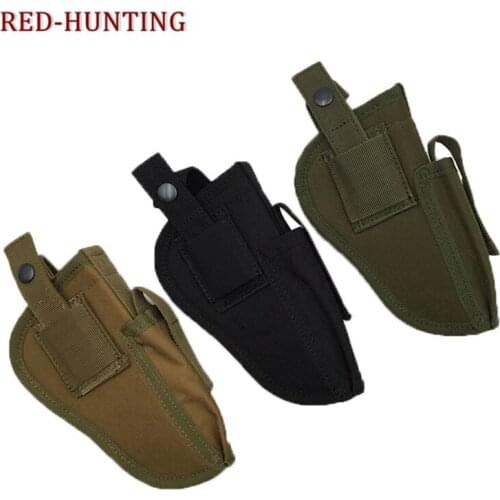 Glock Gun Holster Tactical Magazine Pistol Pouch Belt Clip Left Right Interchangeable Holster