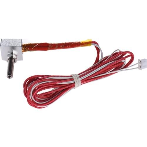 DIY Hot End Kit 0.4mm Nozzle & M6 30mm Extruder Throat & 12V 40W Heater & NTC 3950 Thermistor & Aluminum Heater Block