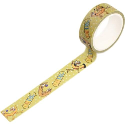 LX192 Cat and dog Washi Tape Paper DIY Decorative Adhesive Tape Stationery Masking Tapes Supplies