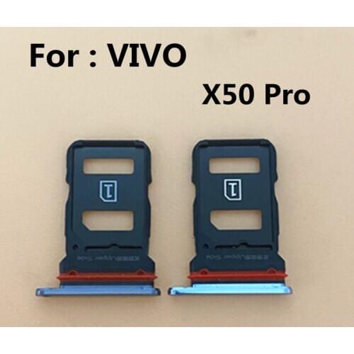 Micro Nano SIM Card Holder Tray Slot For VIVO X50 Pro Replacement Part SIM Card Card Holder Adapter Socket