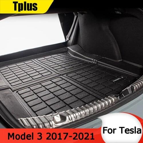 Tplus Car Trunk Customized Storage Cargo Pallet Waterproof And Dustproof Protection Mat Accessories For Tesla Model 3 2021
