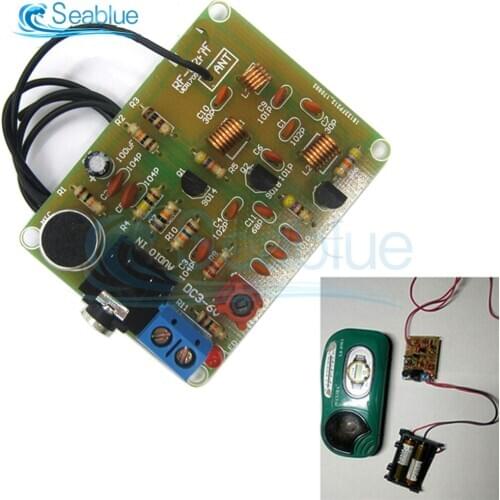 DC 3V-6V 88-108MHz FM Transmitter Module Electronic DIY Kits Frequency Wireless Microphone Transmitter Board Parts FM Module