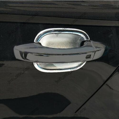ABS Chrome Outer Door Handle Bowls Cover Trim for Audi A6 2012 2013 2014 2015 2016 2017 2018