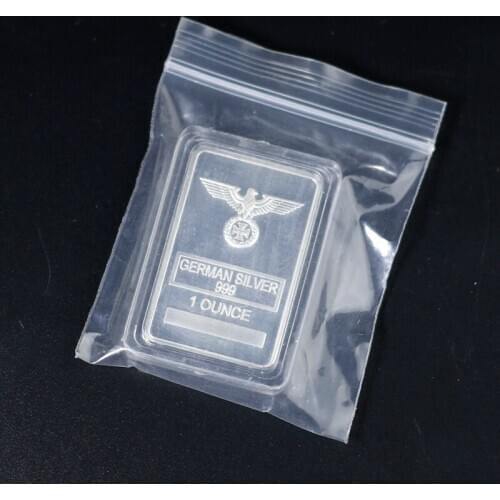 German coin collection 999 fine Silver Bar with Eagle coin GERMAN WW2 IRON CROSS OF SILVER BAR Souvenir Gift