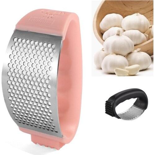 Stainless Garlic Press Manual Garlic Press Device Kitchen Household Press Squeezer Ginger Garlic Tools Kitchen Accessories