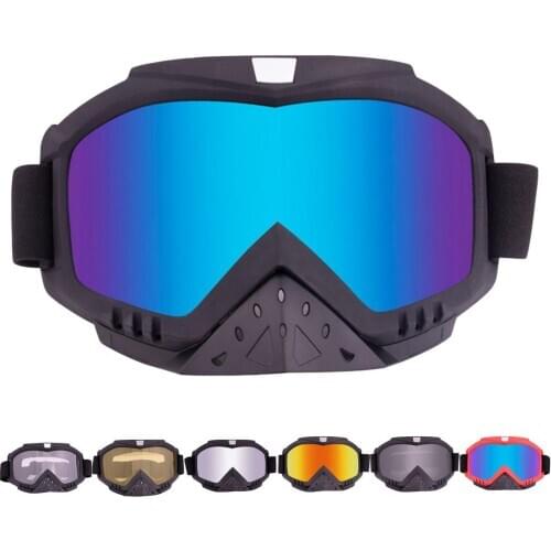 Newest Motorcycle Goggles Breathable Glasses With Adjustable UV Protect Motorbike Ski Glasses For Helmet Racing Gafas Dirt Bike