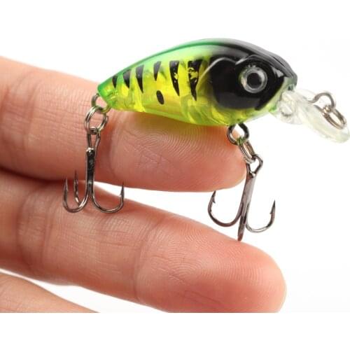 Floating Minnow Fishing Lure 3.7g/4.5cm Fishing Hard Bait Mini Minnow Swing Crankbait Crazy Wobblers Artificial Bionic Lures