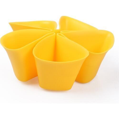 Five Leaf Flower Shape TV Controllers Organizer Racks Television Air-Conditioner Remote Storage Holders Fan Control Supporters