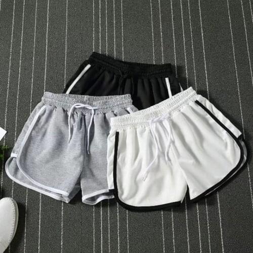 Summer Women Fashion Sport Shorts With High Waist Drawstring Wide Leg Casual Shorts Loose Workout Shorts Yoga Short for Women