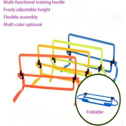 2019 Foldable Assembled Removable Football Soccer Training Equipment Barriers Frame Hurdle Footwork Hurdle Agility Training