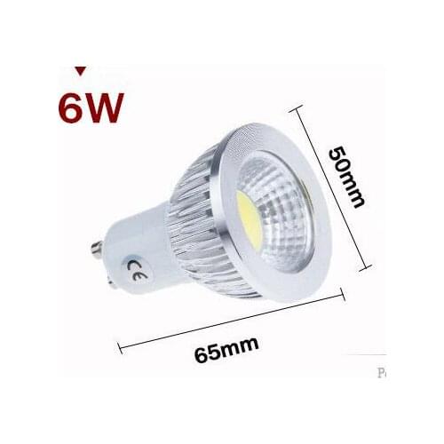 Super bright GU10 light bulb dimmable warm / white 85-265V 6W 9W 12W GU10 COB lamp LED GU10/E27/E14/MR16 LED spotlight